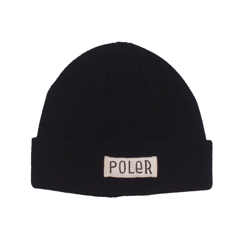 POLeR ビーニー WORKERMAN BEANIE (Black) 商品画像 正面
