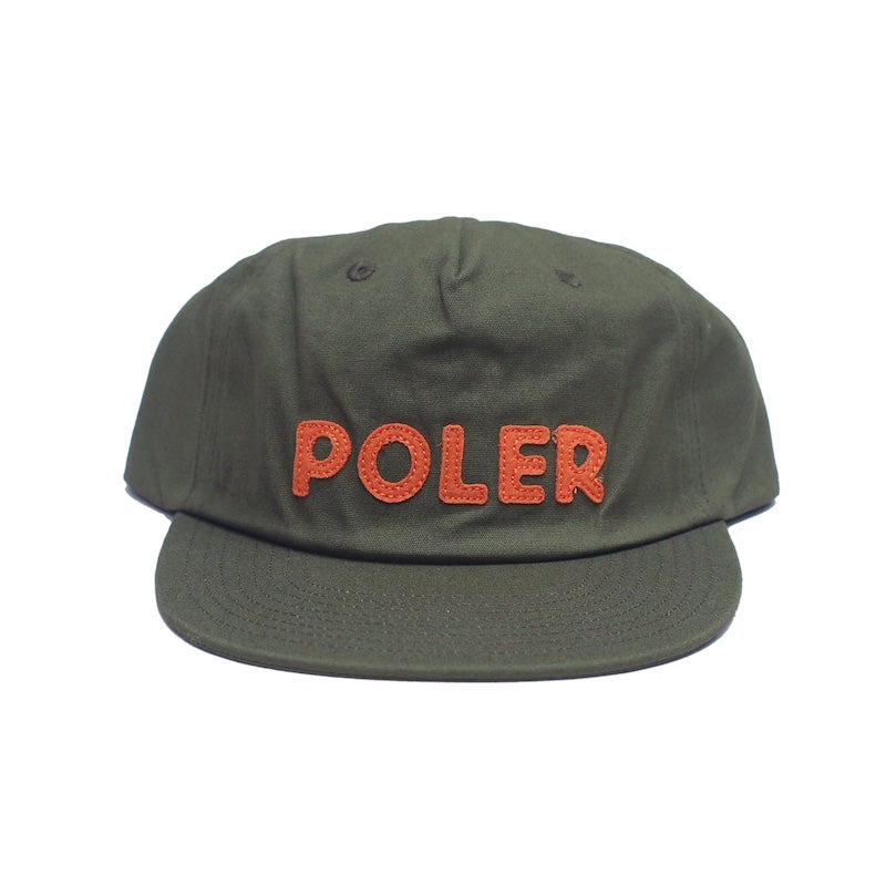 POLeR キャップ POLER COTTON CAP (Olive) 商品画像 正面