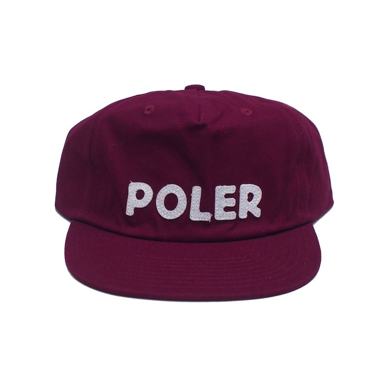 POLeR キャップ POLER COTTON CAP (Maroon) 商品画像 正面