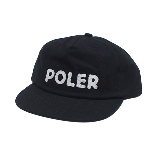 POLeR キャップ POLER COTTON CAP (Black) 商品画像 斜め