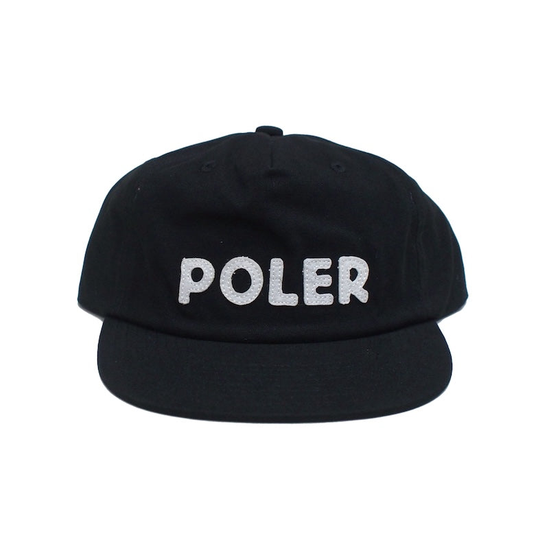 POLeR キャップ POLER COTTON CAP (Black) 商品画像 正面