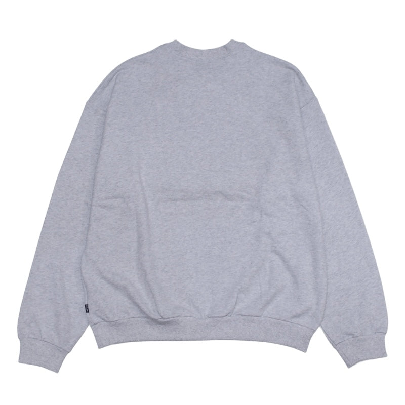 POLeR クルースウェット POLER PHOTO CREW SWEAT (Ash Gray) 商品画像 背面