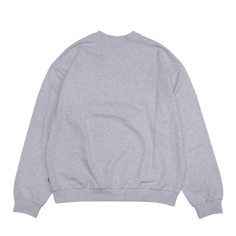 POLeR クルースウェット POLER POP CREW SWEAT (Ash Gray) 商品画像 背面