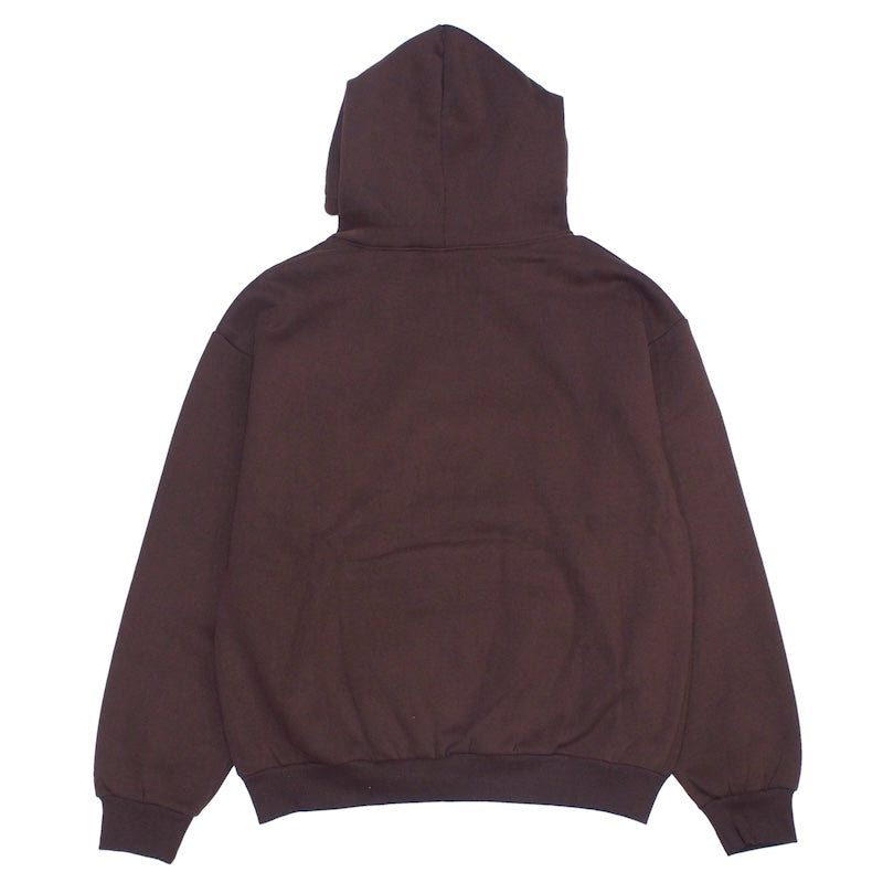 POLeR パーカー LOGO PACH HOOD SWEAT (Brown) 商品画像 背面
