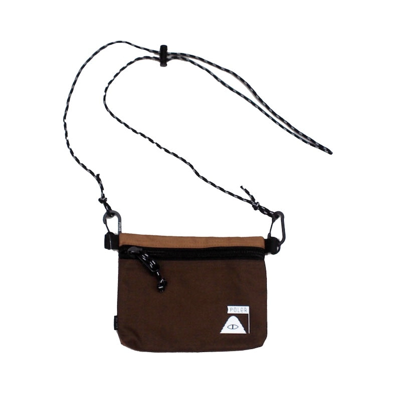 POLeR ポーチ STUFFABLE POUCH (Brown / Beige) 商品画像 正面