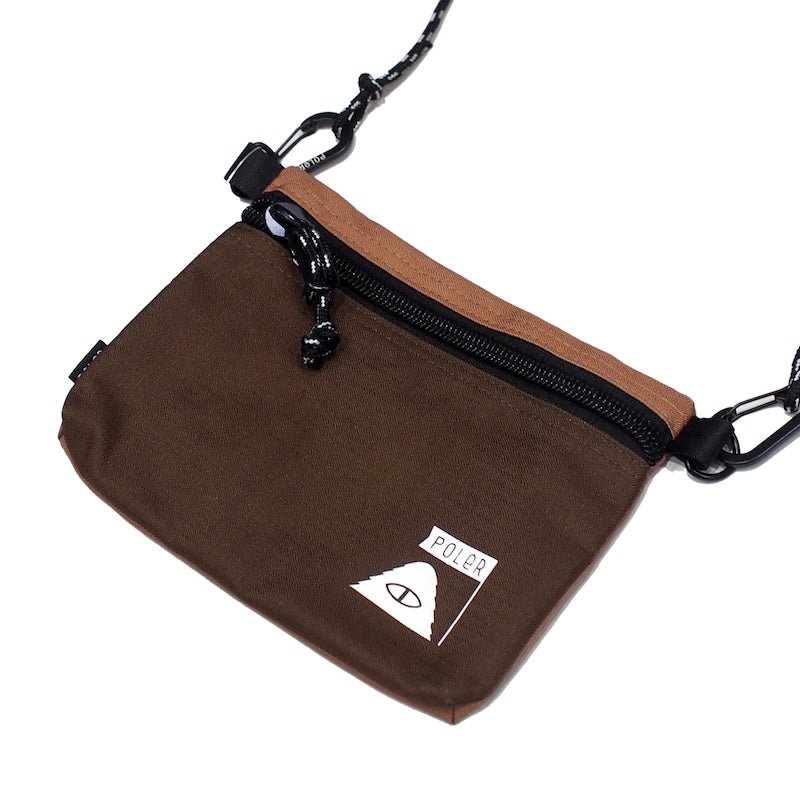 POLeR ポーチ STUFFABLE POUCH (Brown / Beige) 商品画像 クローズアップ