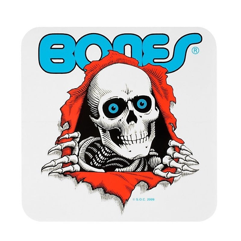 POWELL　ステッカー　"RIPPER BUMPER"　(White)