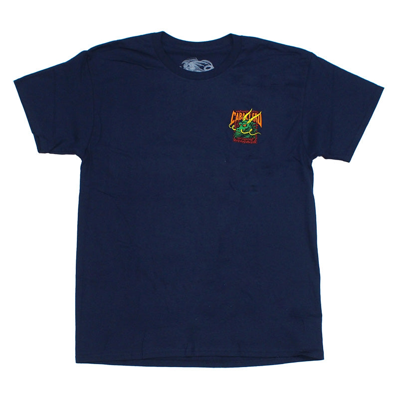 POWELL　Tシャツ　"STEVE CABALLERO STREET DRAGON TEE"　(Navy)