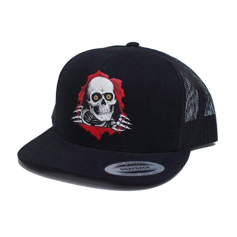 POWELL PERALTA　キャップ　"RIPPER TRUCKER MESH CAP"　(Black)