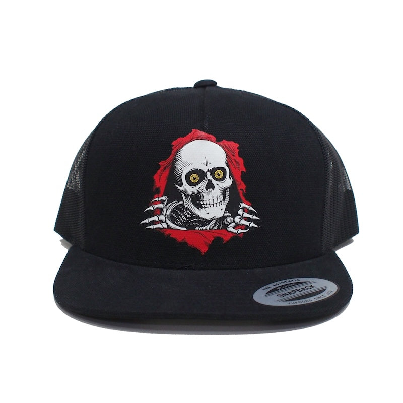 POWELL PERALTA　キャップ　"RIPPER TRUCKER MESH CAP"　(Black)