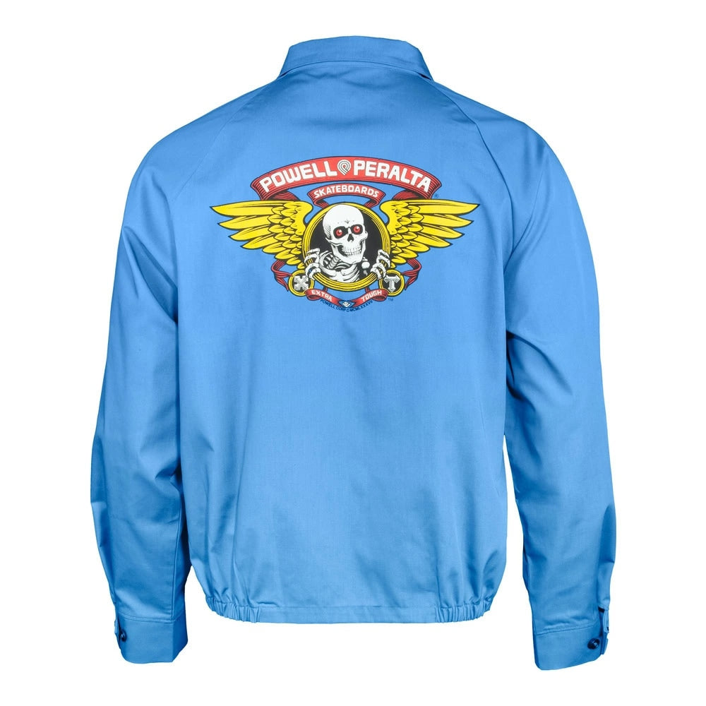 POWELL PERALTA ジャケット WINGED RIPPER JACKET ブルー 背面 1