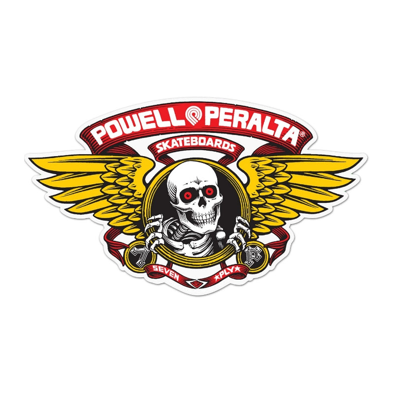 POWELL PERALTA ステッカー WINGED RIPPER Die-Cut 5' レッド 商品画像