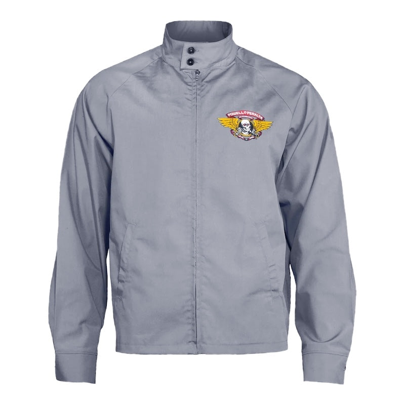 POWELL PERALTA ジャケット WINGED RIPPER JACKET グレー 商品画像 正面 2