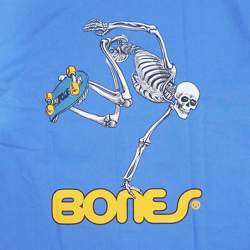 POWELL PERALTA S/Sシャツ SK8BOARD SKELTON S/S WORK SHIRTS ブルー 商品画像 バックプリント