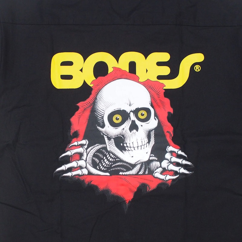 POWELL PERALTA S/Sシャツ RIPPER S/S WORK SHIRTS ブラック 商品画像 バックプリント