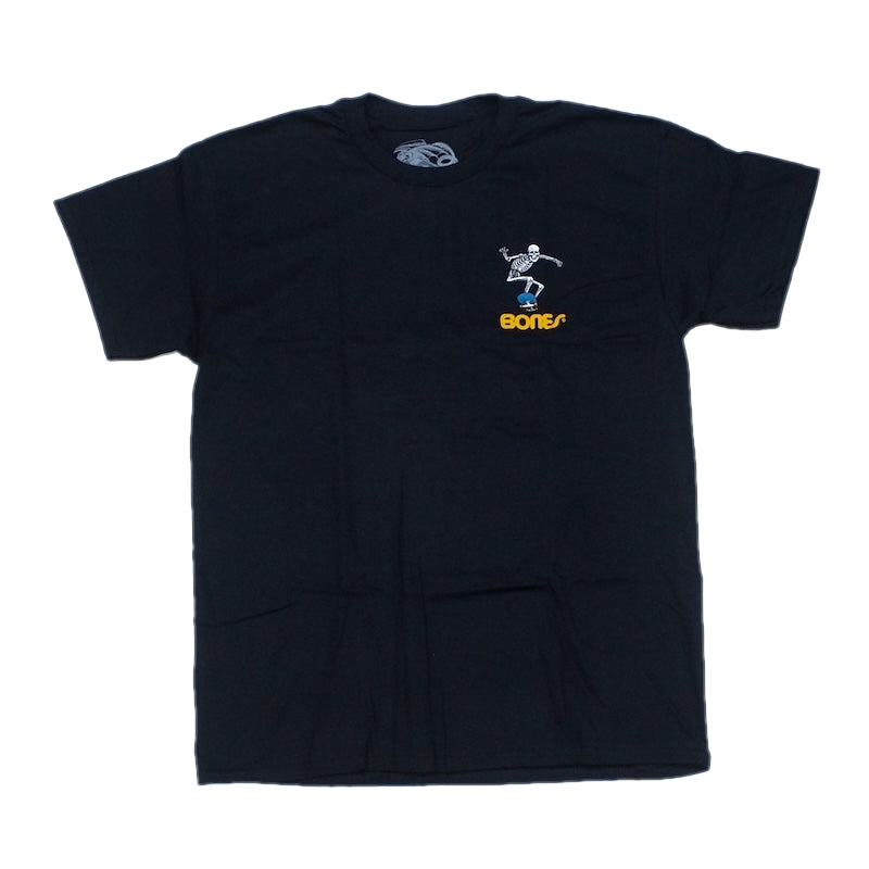 POWELL PERALTA Tシャツ SKATEBOARD SKELTON 2 TEE ブラック 商品画像 正面