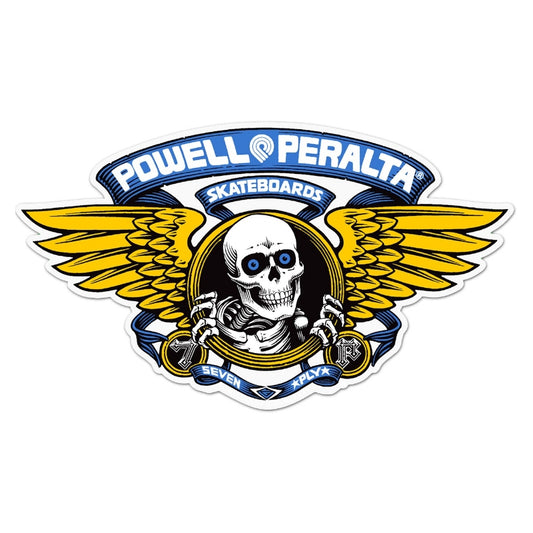 POWELL PERALTA ステッカー WINGED RIPPER Die-Cut 5' ブルー  商品画像