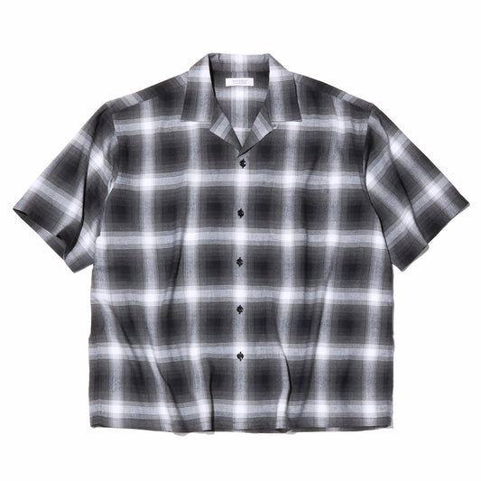 RADIALL　S/Sシャツ　"BELAIR OPEN COLLARED SHIRT S/S"　(Black)