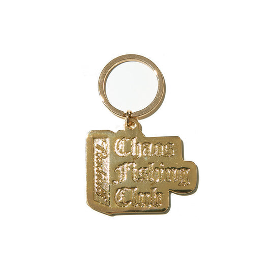 RADIALL × CHAOS FISHING CLUB　キーホルダー　"CHROME LETTERS BRASS KEY HOLDER"　(GOLD)