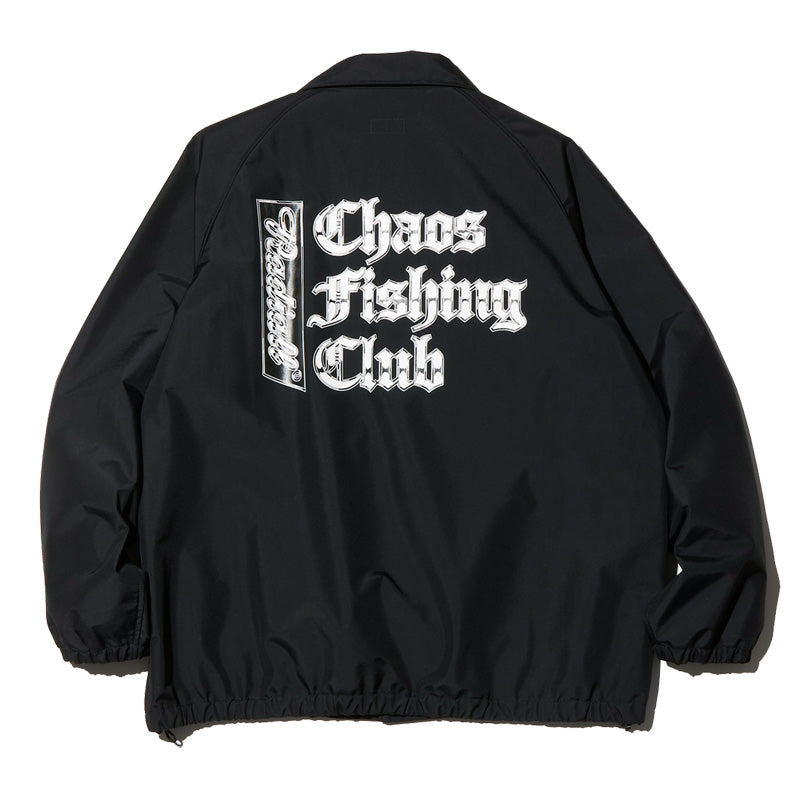 RADIALL × CHAOS FISHING CLUB　ジャケット　"CHROME LETTERS WINDBREAKER JACKET"　(Black)