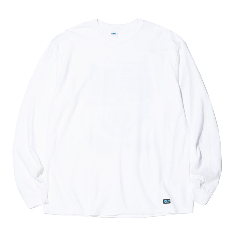RADIALL×HIROTTON　L/STシャツ　"FLASH CREW NECK T-SHIRT L/S"　(White)