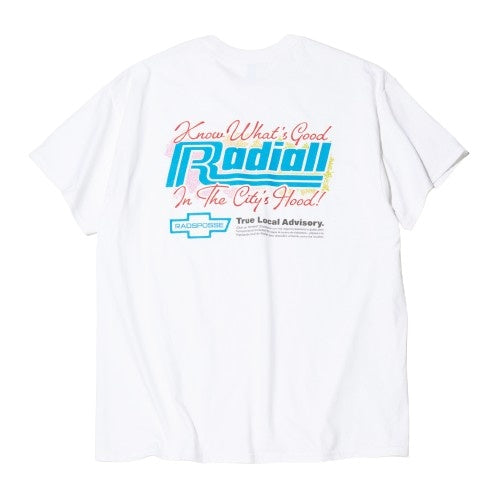 RADIALL　Tシャツ　"CUTLASS CREW NECK T-SHIRT S/S"　(White)