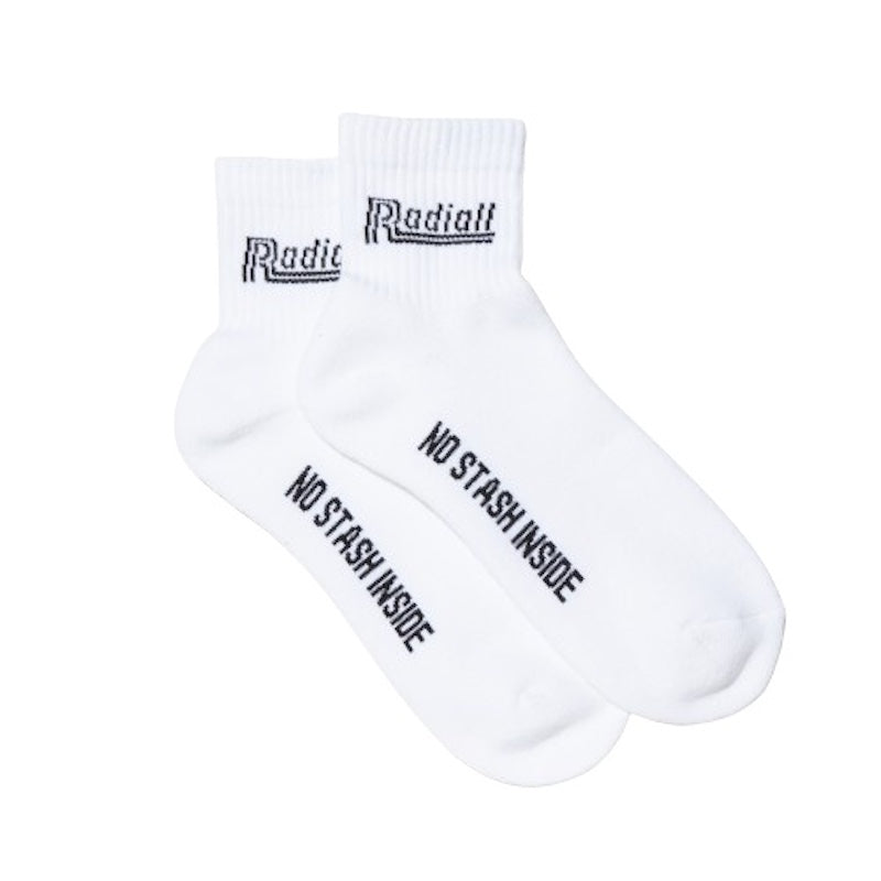 RADIALL　ソックス　" TRUCKS 1PAC SOX SHORT / DRALON"　(White)