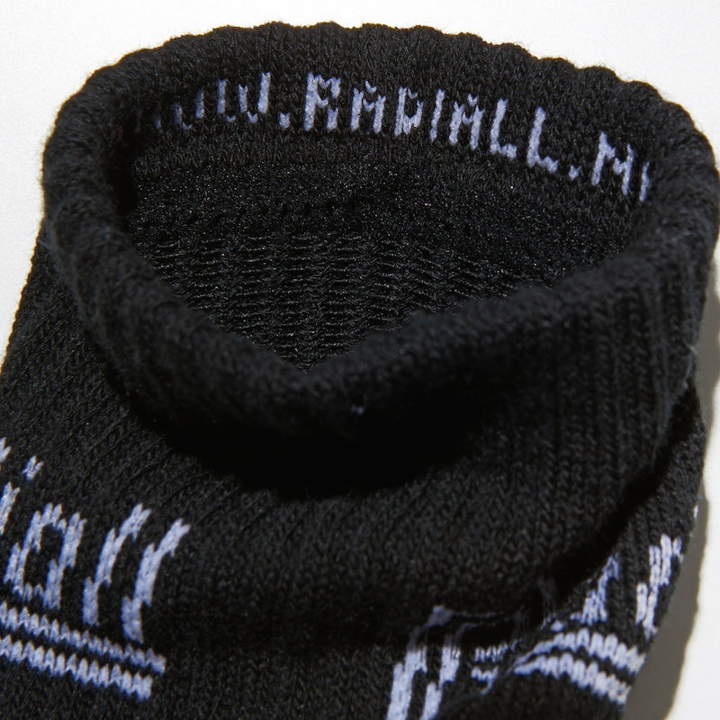 RADIALL　ソックス　" TRUCKS 1PAC SOX SHORT / DRALON"　(Black)