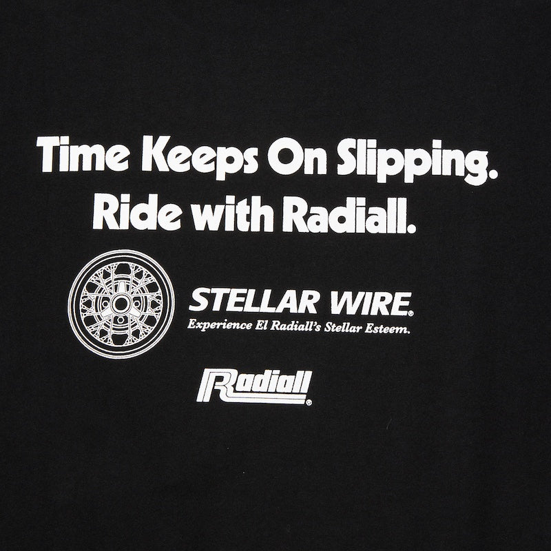 RADIALL　Tシャツ　"INTO THE FUTURE CREW NECK T-SHIRT S/S"　(Black)