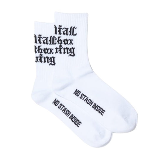 RADIALL　ソックス　"HOT BOX 1PAC SOX MID / COTTON"　(White)