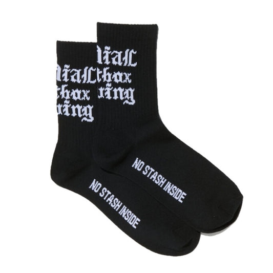 RADIALL　ソックス　"HOT BOX 1PAC SOX MID / COTTON"　(Black)