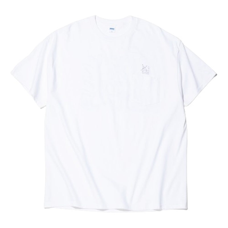 RADIALL　Tシャツ　"CHOKE N SMOKE CREW NECK T-SHIRT S/S"　(White)