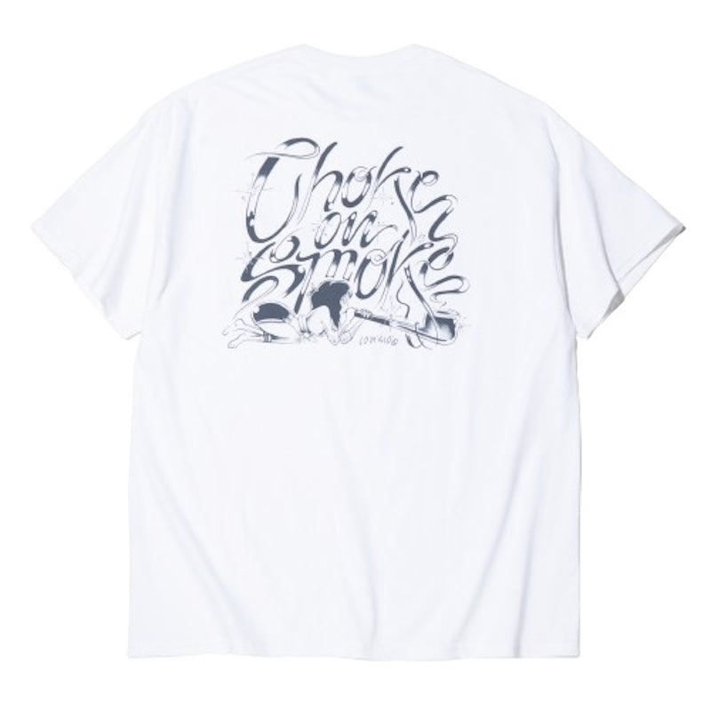 RADIALL　Tシャツ　"CHOKE N SMOKE CREW NECK T-SHIRT S/S"　(White)