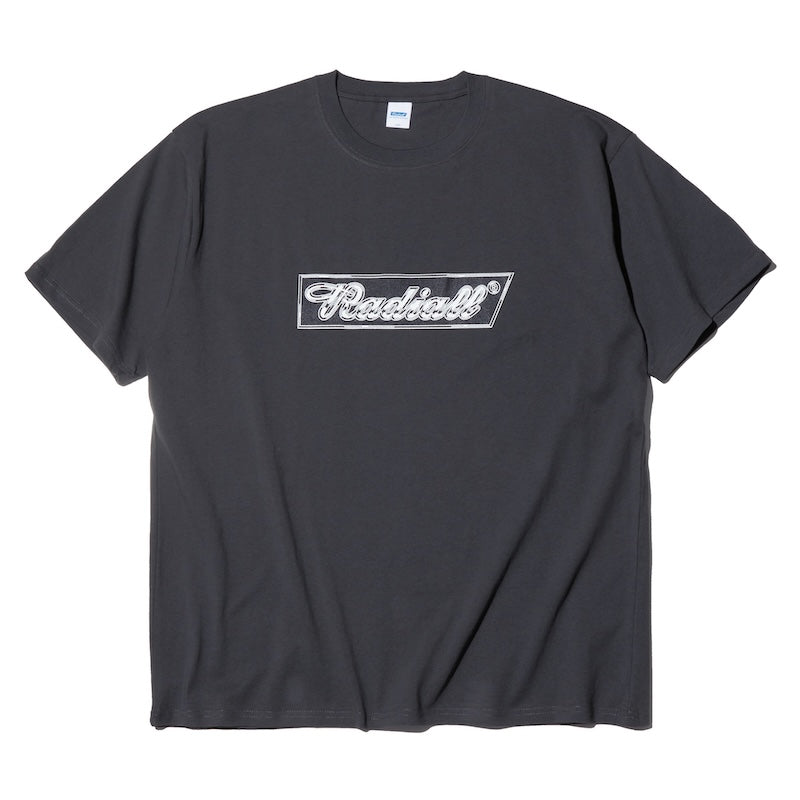 RADIALL　Tシャツ　"CHROME FLAGS CREW NECK T-SHIRT S/S"　(Ink Black)