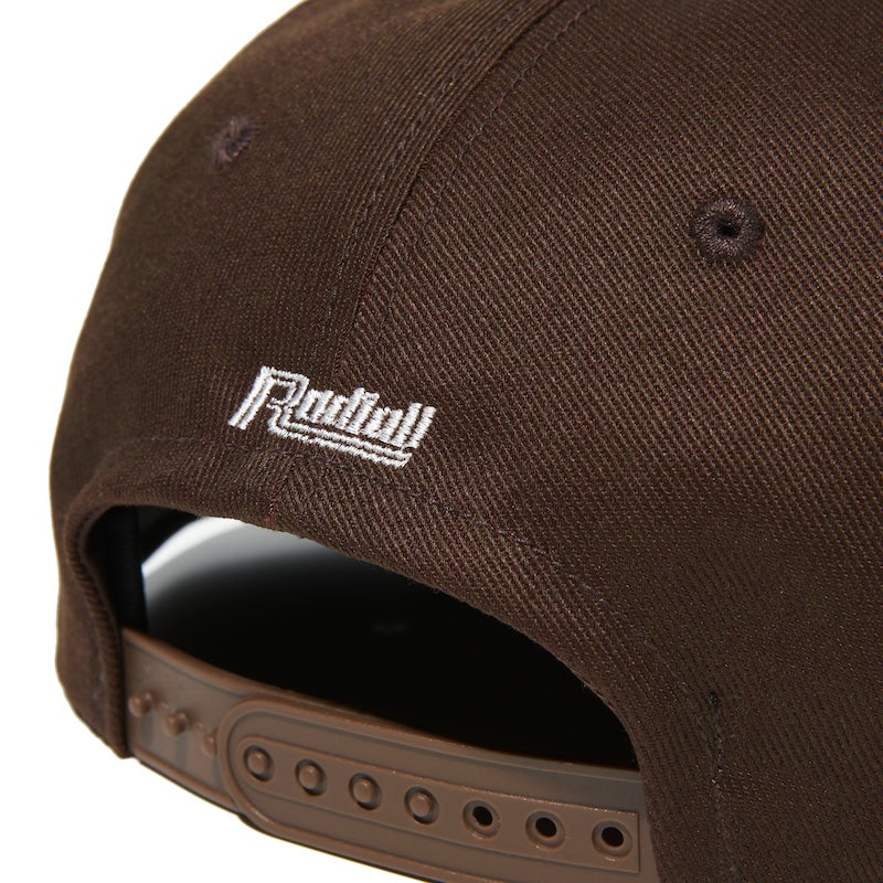 RADIALL　キャップ　"CNQ BOWL TRUCKER CAP"　(Brown)