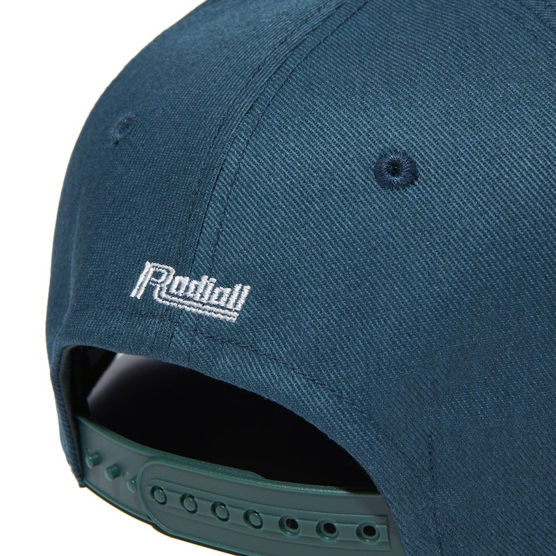 RADIALL　キャップ　"CNQ BOWL TRUCKER CAP"　(Lincoln Green)