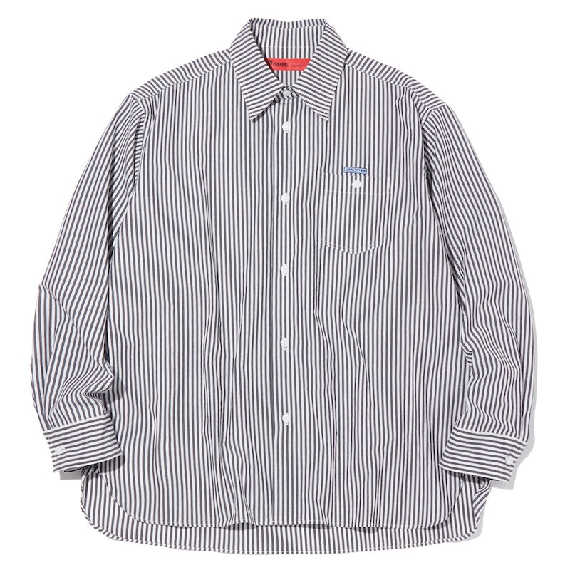 RADIALL　L/Sシャツ　"WHEELS REGULAR COLLARED SHIRT L/S"　(Black)