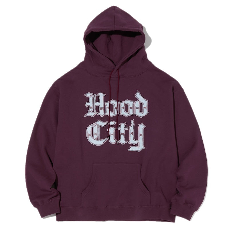 RADIALL　パーカー　"CHROME CITY HOODIE SWEATSHIRT L/S"　(Burgundy)