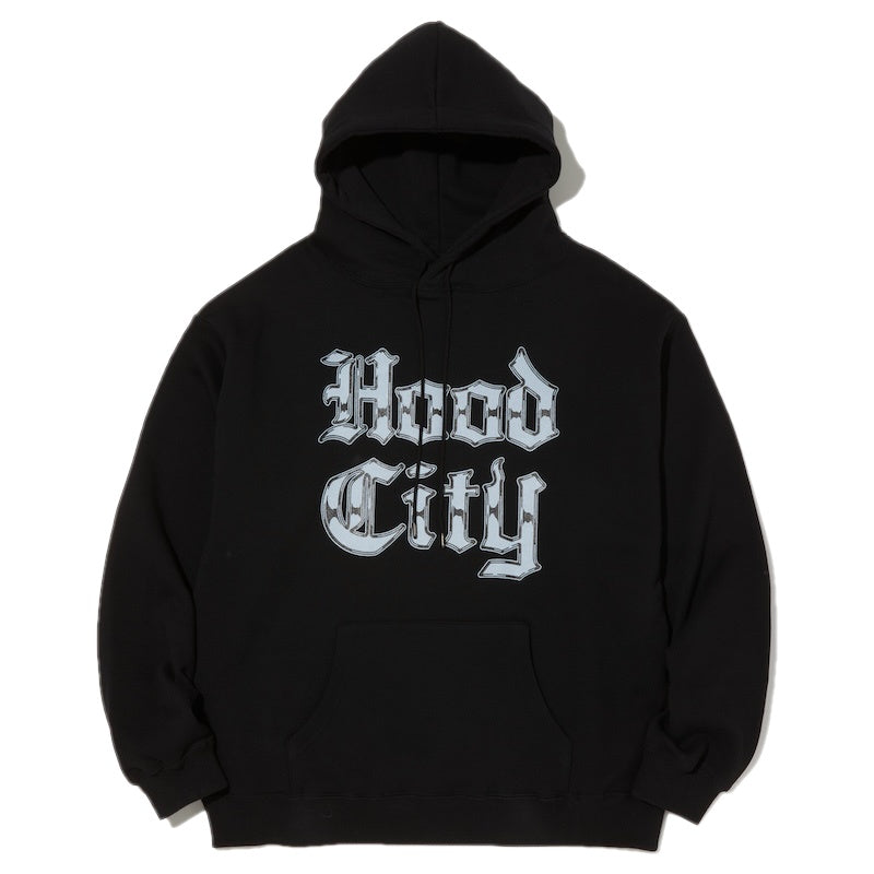 RADIALL　パーカー　"CHROME CITY HOODIE SWEATSHIRT L/S"　(Black)