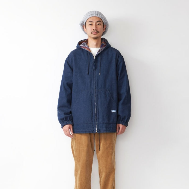 RADIALL　リバーシブルジャケット　"EL CAMINO REVERSIBLE HOODIE JACKET"　(Indigo)