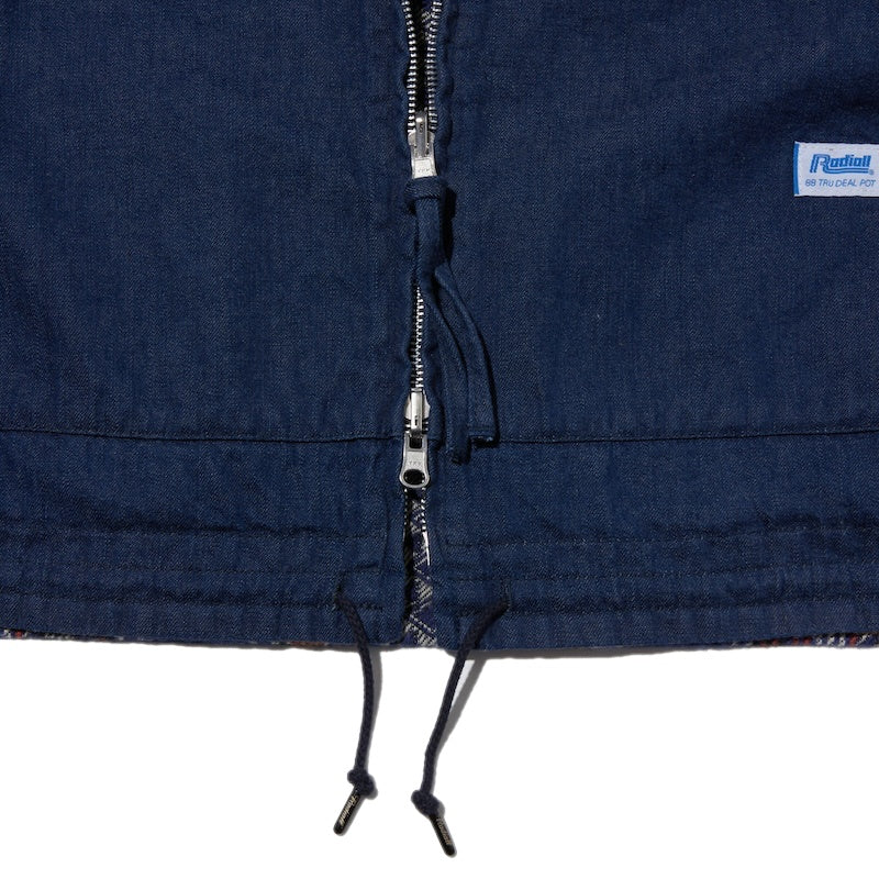 RADIALL　リバーシブルジャケット　"EL CAMINO REVERSIBLE HOODIE JACKET"　(Indigo)