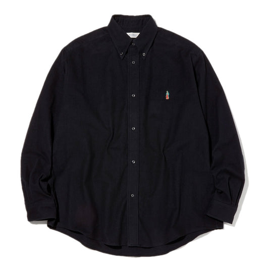 RADIALL　L/Sシャツ　"CHARMS B.D. COLLARED SHIRT L/S"　(Black)