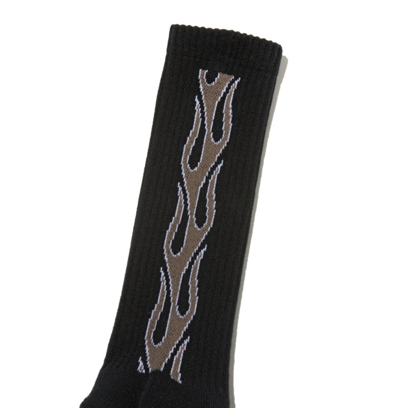 RADIALL　ソックス　"FLAMES 1PAC SOX LONG / DRALON"　(Black)