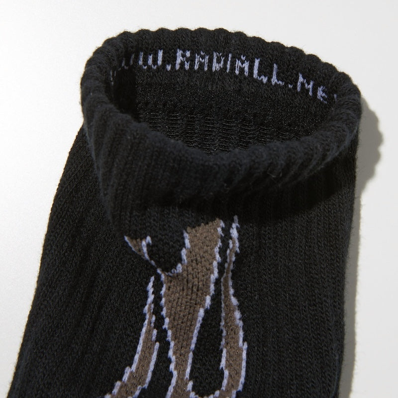 RADIALL　ソックス　"FLAMES 1PAC SOX LONG / DRALON"　(Black)