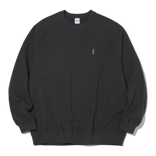 RADIALL　クルースウェット　"CHARMS CREW NECK SWEATSHIRT L/S"　(Ink Black)