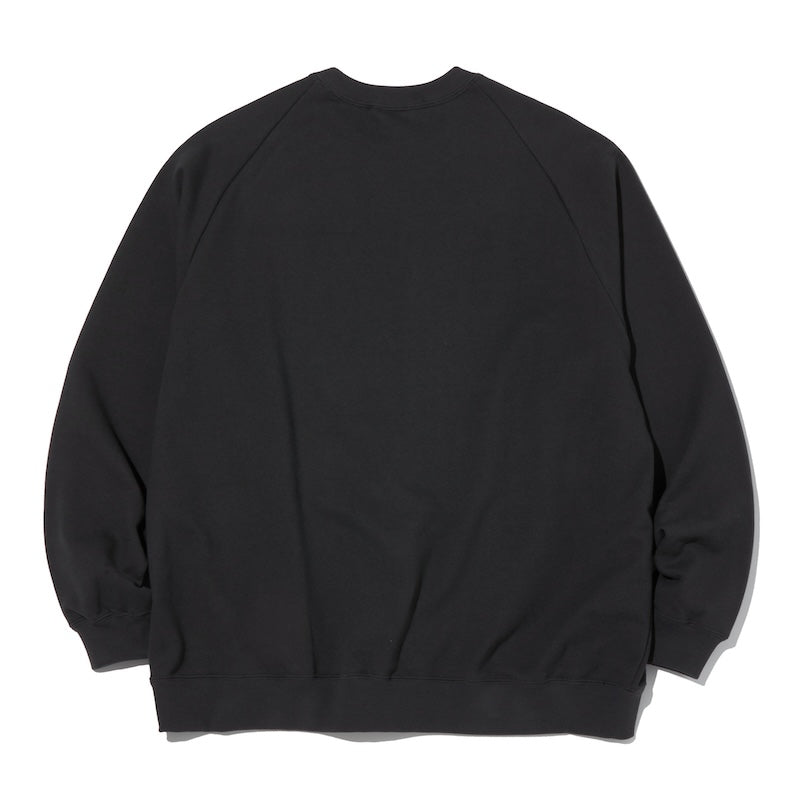 RADIALL　クルースウェット　"CHARMS CREW NECK SWEATSHIRT L/S"　(Ink Black)