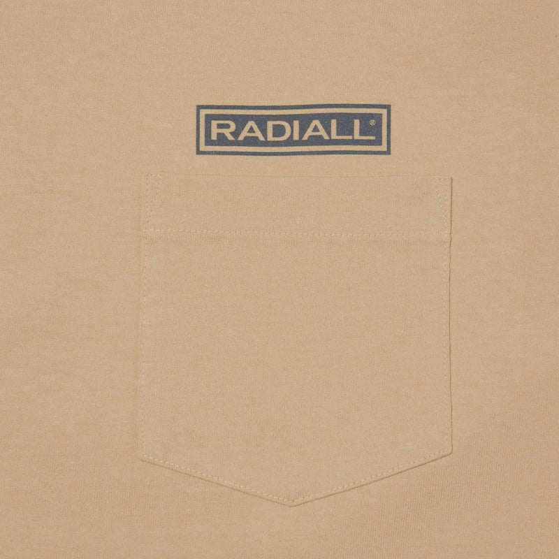 RADIALL　L/STシャツ　"SHAKEDOWN BOULEVARD CREW NECK T-SHIRT L/S"　(Tortilla Gold)