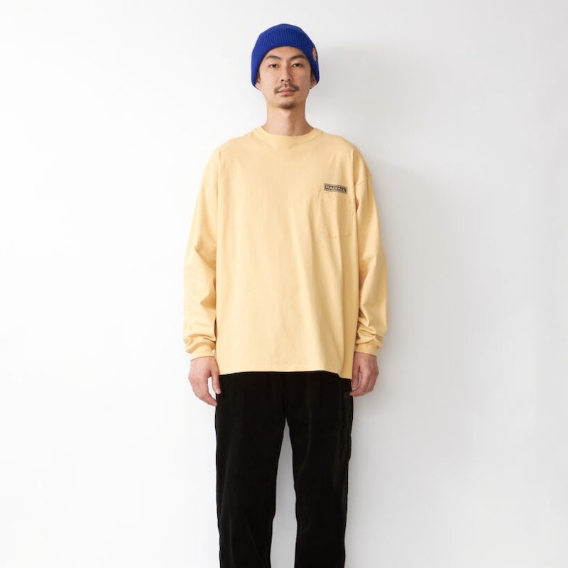 RADIALL　L/STシャツ　"SHAKEDOWN BOULEVARD CREW NECK T-SHIRT L/S"　(Tortilla Gold)