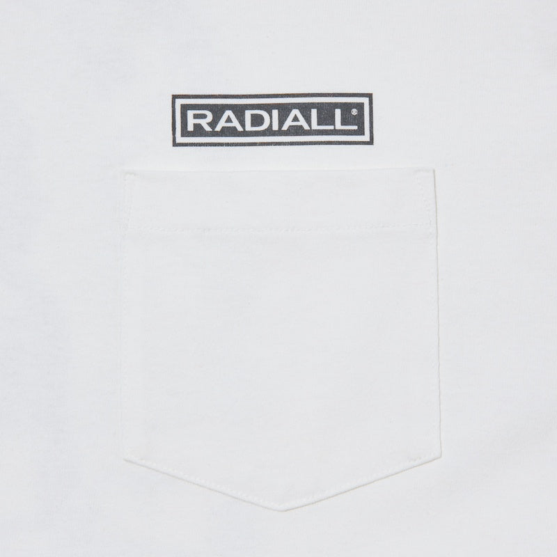 RADIALL　L/STシャツ　"SHAKEDOWN BOULEVARD CREW NECK T-SHIRT L/S"　(White)