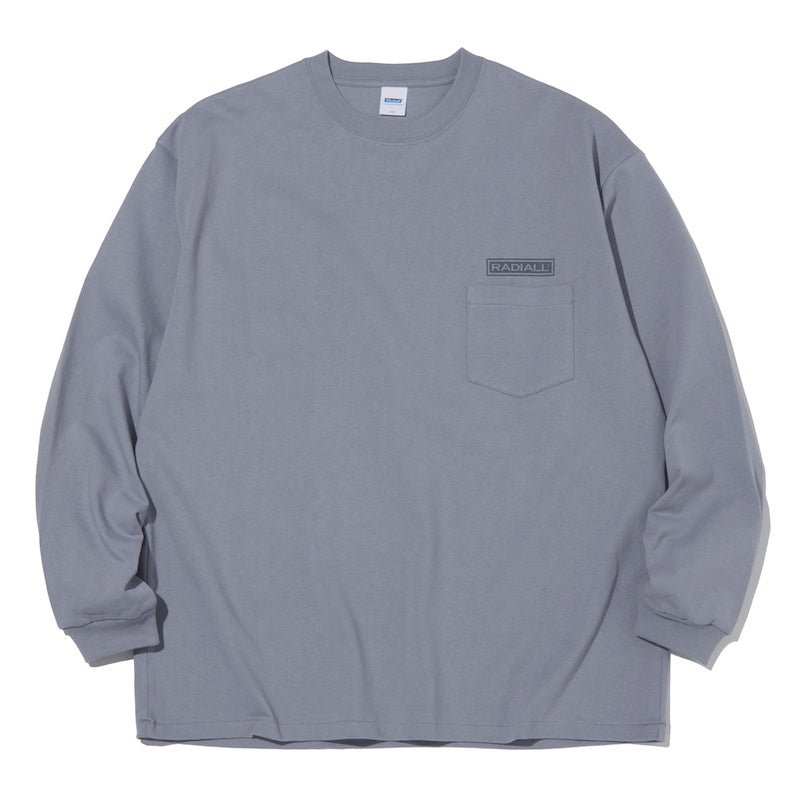 RADIALL　L/STシャツ　"SHAKEDOWN BOULEVARD CREW NECK T-SHIRT L/S"　(Steel Gray)